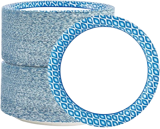 8.375" Paper Plates, 300 Count, Soak & Cut-Proof, Printed, Party & Everyday Use