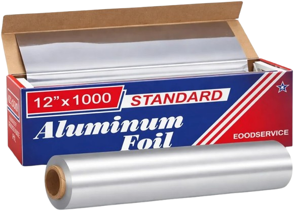 12" x 1000' Aluminum Foil Roll, Heavy-Duty, Food Service, Cooking & Baking