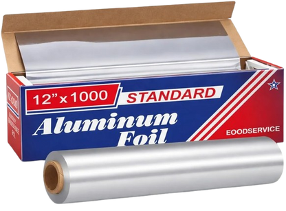 12" x 1000' Aluminum Foil Roll, Heavy-Duty, Food Service, Cooking & Baking